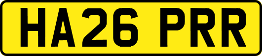 HA26PRR