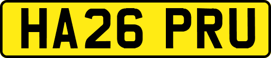 HA26PRU