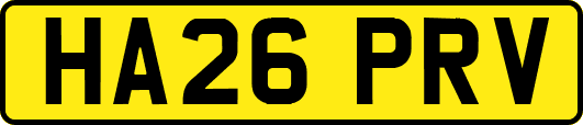 HA26PRV