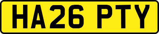 HA26PTY