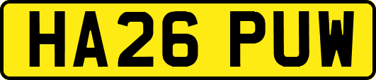 HA26PUW