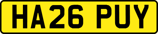 HA26PUY