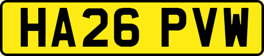 HA26PVW