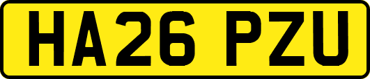 HA26PZU