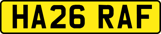 HA26RAF