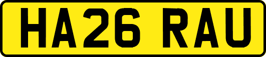 HA26RAU