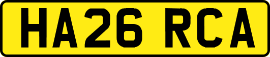 HA26RCA