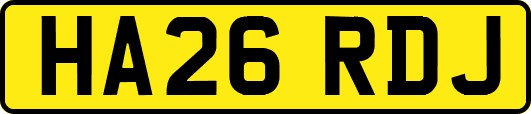 HA26RDJ