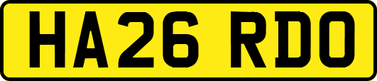 HA26RDO