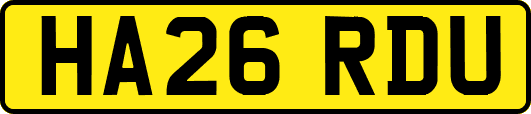HA26RDU
