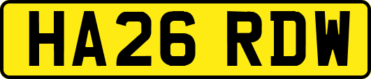 HA26RDW