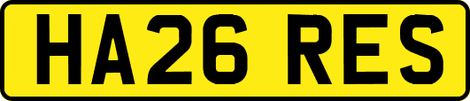 HA26RES