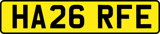 HA26RFE