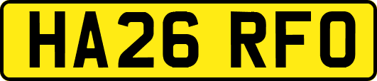 HA26RFO