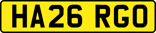 HA26RGO