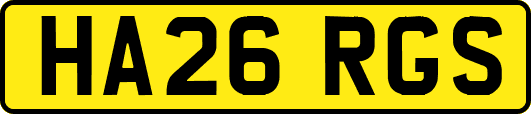 HA26RGS