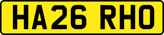 HA26RHO