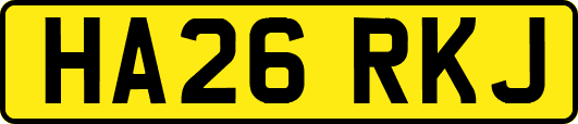 HA26RKJ