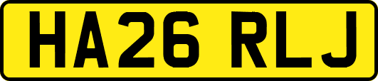 HA26RLJ
