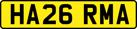 HA26RMA