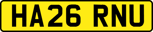 HA26RNU