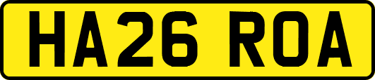 HA26ROA