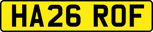 HA26ROF