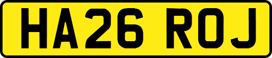 HA26ROJ