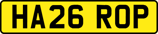 HA26ROP