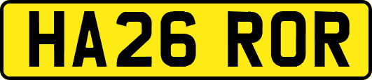 HA26ROR