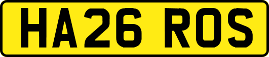 HA26ROS