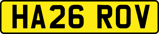 HA26ROV