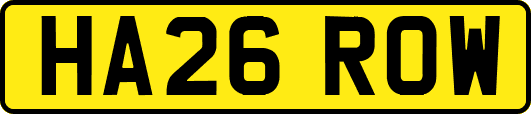 HA26ROW