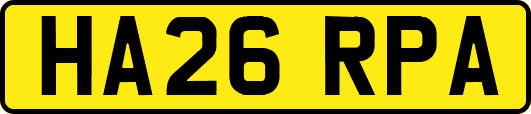 HA26RPA