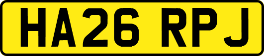 HA26RPJ