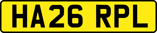 HA26RPL