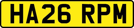 HA26RPM