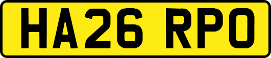 HA26RPO