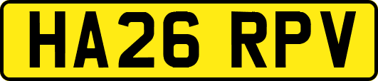 HA26RPV