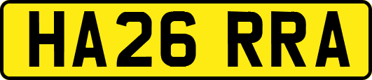 HA26RRA