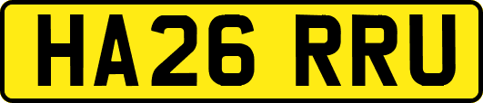HA26RRU