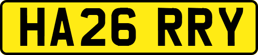 HA26RRY