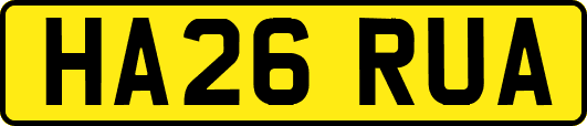 HA26RUA