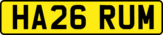 HA26RUM