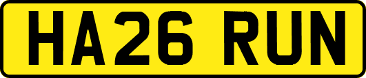 HA26RUN