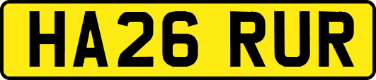 HA26RUR