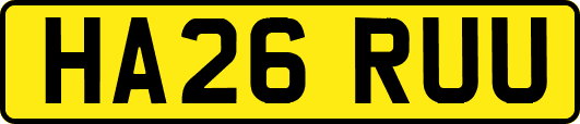 HA26RUU