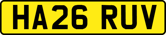 HA26RUV