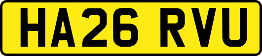 HA26RVU