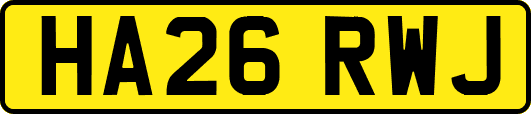 HA26RWJ